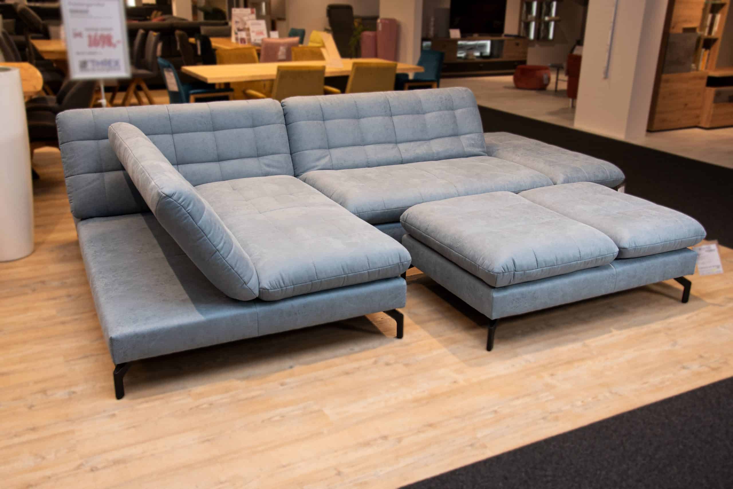 Oakland Polster Möbel, reduziert, Ausstellungs Möbel, graue Couch