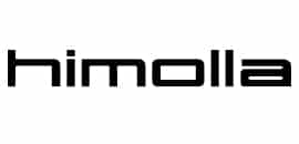 Schwarzes himolla-Logo in einer modernen, serifenlosen Kleinbuchstabenschrift auf weißem Hintergrund.