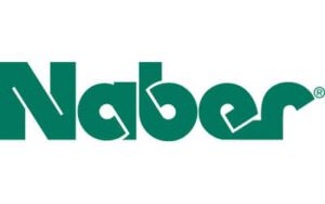 Grünes Naber-Logo in einer fetten, stilisierten Schrift auf weißem Hintergrund.